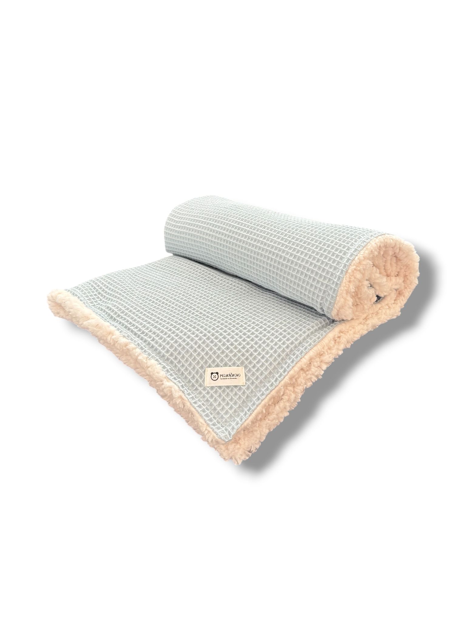 Teddy deka - bledomodrá